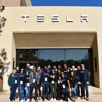Ignite Trek 2022 site visit to Tesla HQ.